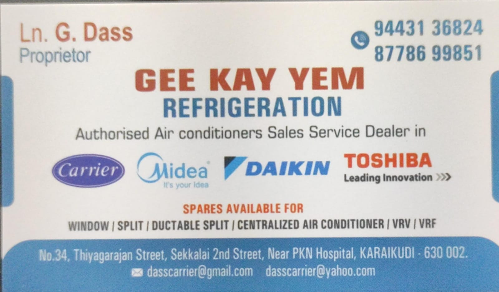 Gee Kay Yem Refrigeration