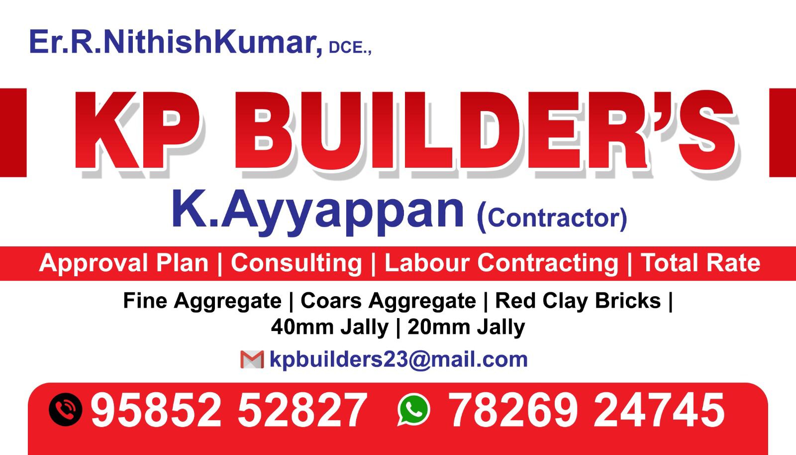 kp builder's in thanjavur